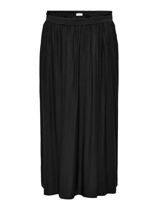 С висока талия Maxi Пола Black