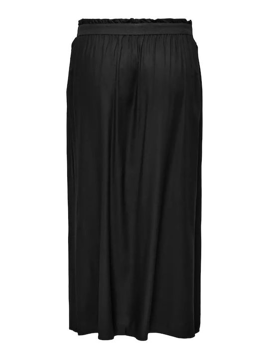 С висока талия Maxi Пола Black