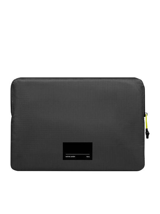 Native Union Reißverschluss-Hülle Macbook Pro 13'' Air 13'' Wasserdicht Recycelte Schwarze