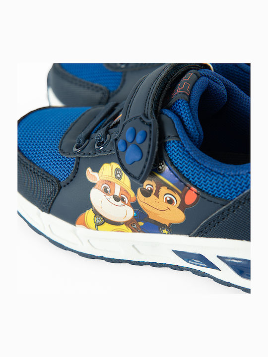 Paw Patrol Kids Sneakers With Hoop & Loop Closure Blue