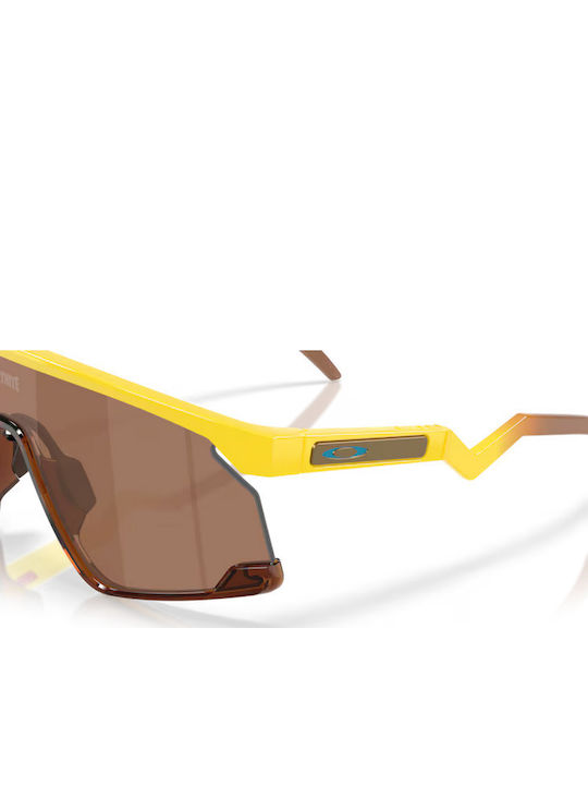 Oakley Bxtr Γυαλιά Ηλίου Κίτρινα με Κοκκάλινο Σκελετό