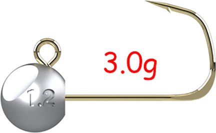 Progre Bug Bullet Search Jighead Sled Head 1gr
