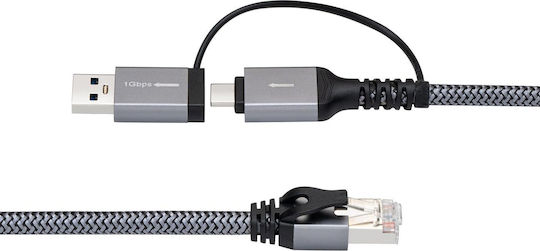 Microconnect U/UTP Cat.6 Ethernet Network Cable 3m 1pcs