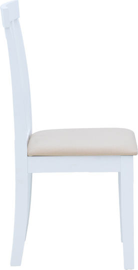 Houston Dining Room Wooden Chair White Shade 40x49x94cm