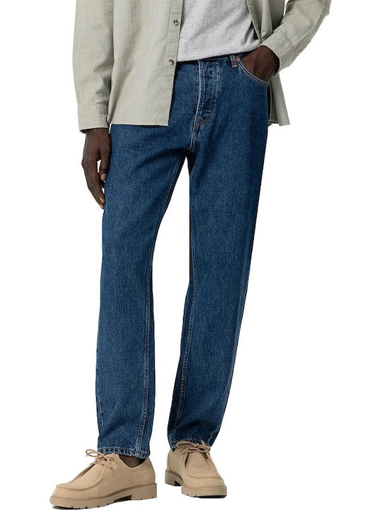 Men's Jeans Pants with Relaxed Fit Dark Blue