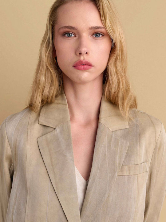 attrattivo Damen Blazer Beige