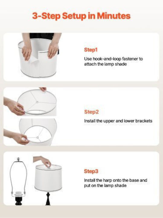 Vevor Lamp Shade White 2pcs