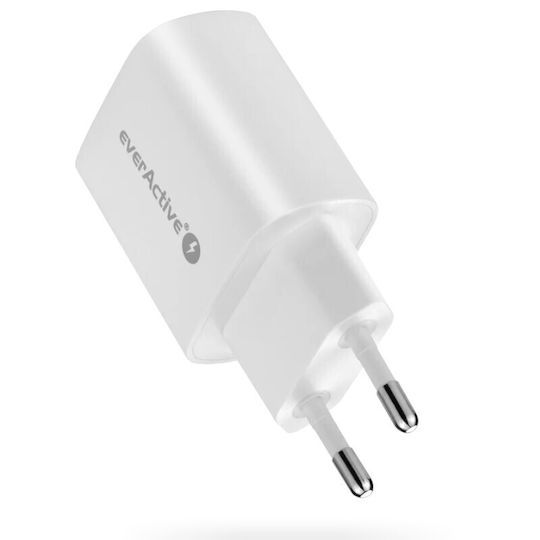 everActive Charger Without Cable with 2 USB-A Ports 12W Whites (SC-220)