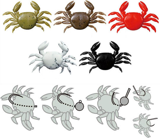 Silikoniertes Krebs Marukyu Crab #0530 Rote