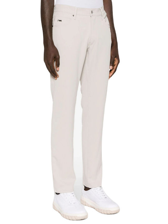 Trousers Elastic White