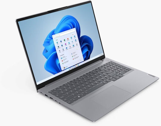 Lenovo ThinkBook 16 G6 IRL 16" IPS FHD+ (i5-13420H/16GB/512GB SSD/W11 Pro) Арктическо сиво (US Клавиатура)