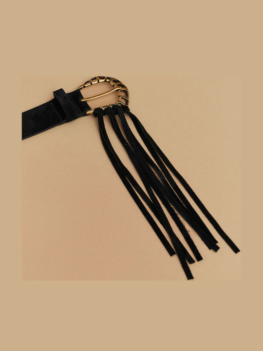 Leather Women's Belt Black
