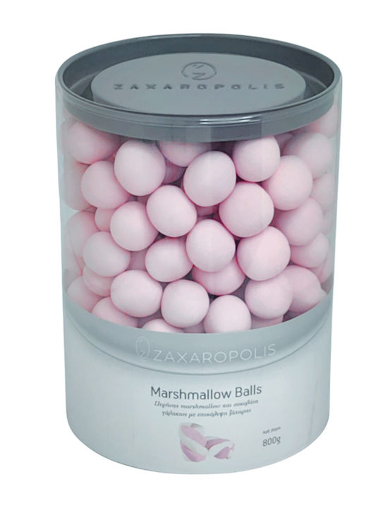 Zaxaropolis Marshmallow Balls in Form von Standard mit Geschmack von Schokolade Rosa 800gr