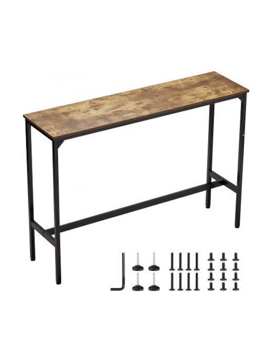 Table Bar Wooden Brown 139.7x38.1x99.06cm