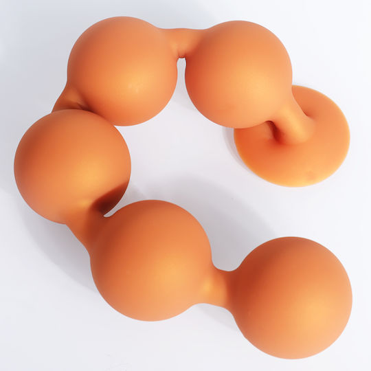 Anus Butt Plug Suction Golden L 38cm