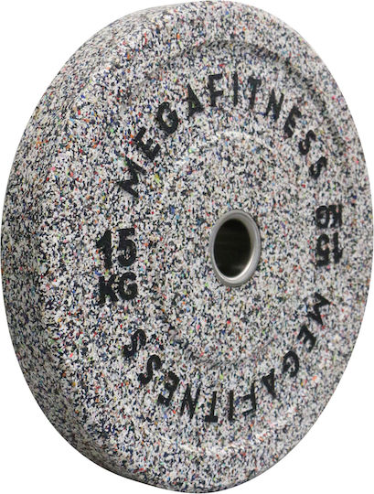 MegaFitness Hi Temp Bumper Δίσκος Λαστιχένιος 1 x 15kg Φ45mm
