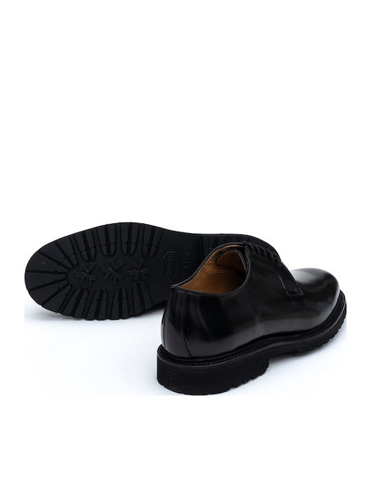 Leder Herrenschuhe Schwarz