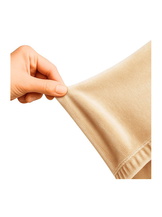 Ruhhy Waterproof Elastic Cover for Corner Sofa Beige 45x45cm 1pcs