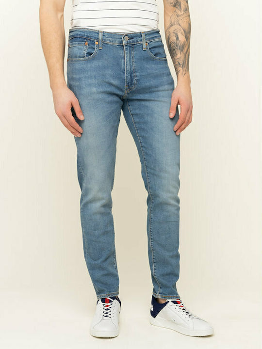 512 Ανδρικό Παντελόνι Τζιν Ελαστικό με Slim Tapered Εφαρμογή Pelican Rust
