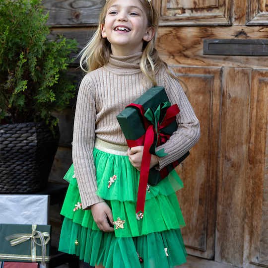 Carnival Skirt Green 1pcs