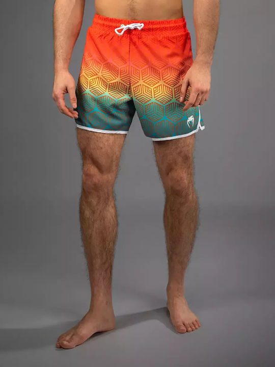 Men's Swimwear Shorts Sunset Orange/sky Blue