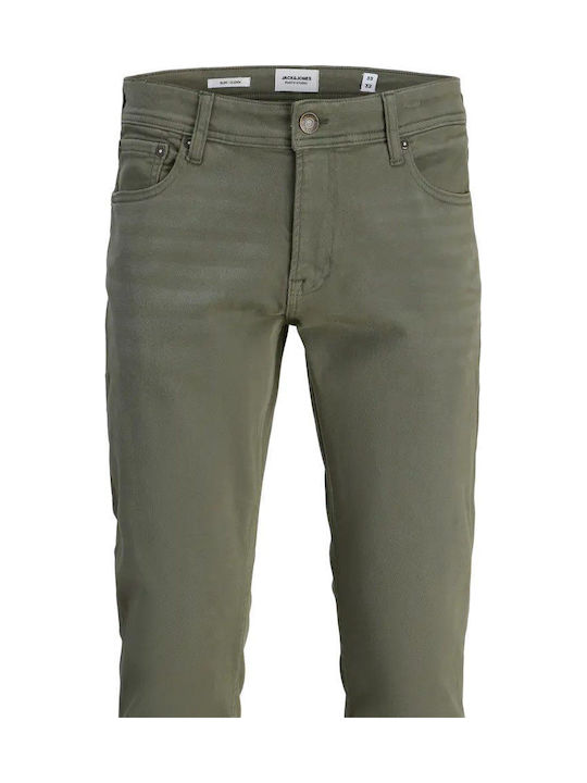 Men's Jeans Pants Elastic Mulled Basil