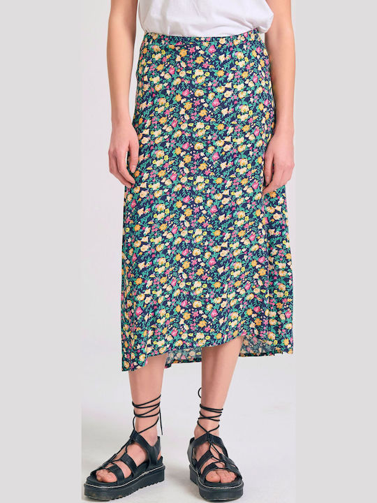 Midi Φούστα Floral Φλοράλ