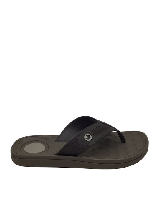 Ανδρικά Flip Flops Ανατομικά Καφέ
