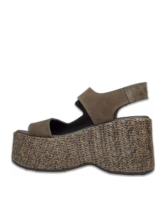 Platforme Dama Tip Espadrile Maro 420-Maro