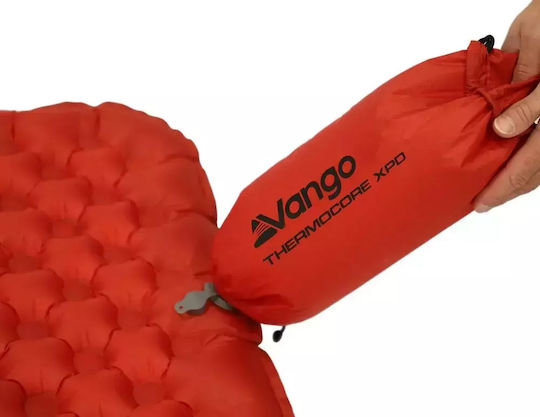 Vango Standard Self-Inflating Single Camping Sleeping Mat Thickness 5cm in Red color