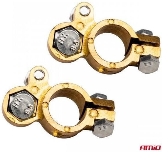 Battery Terminals Brass 12v 800a Amio 2 Pcs Amio 04392/am