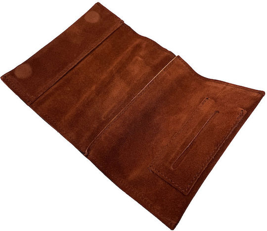 Leather Handmade Tobacco Pouch XXL Suede Tan Engraving