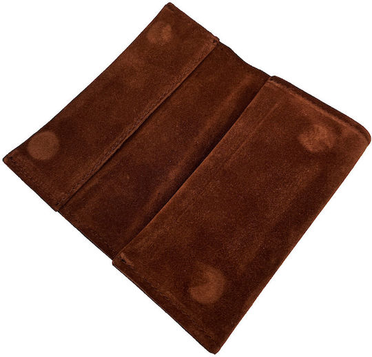Leather Handmade Tobacco Pouch XXL Suede Tan Engraving
