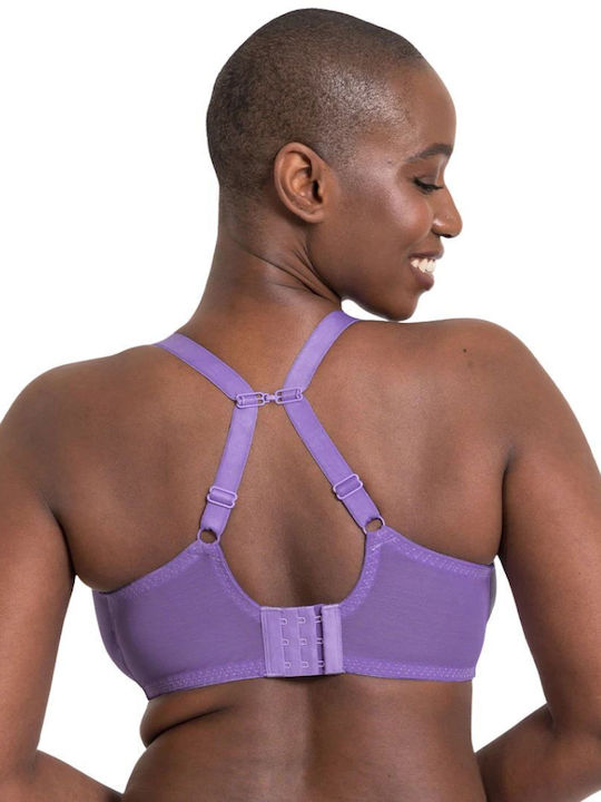 Plunge Plunge Convertible Bra without Padding Underwire Amethyst Purple