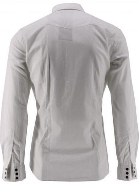 Slim Fit Brancaccio Abl0200 Beiges Herrenhemd