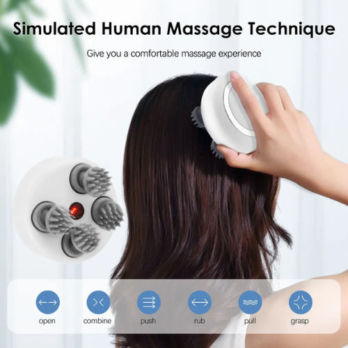 Massagegert fr den Kopf & den Krper mit Vibration und Infrarot SCM001-WH  | Skroutz Germany