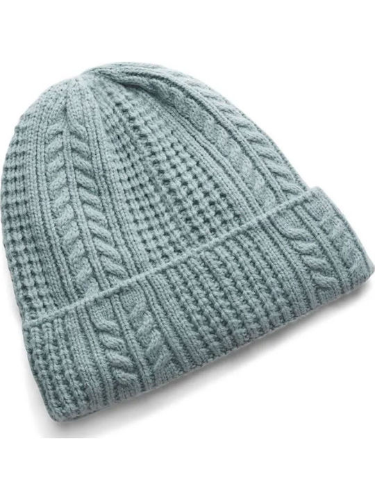 Halftime Beanie Beanie Knitted in Light Blue color