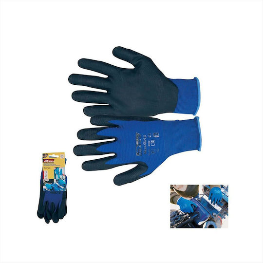 Maco GRIP Gloves for Work Garden Blue Nitrile 1pcs