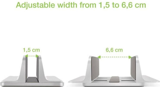 Techly Vertical Βάση Στήριξης για Laptop
