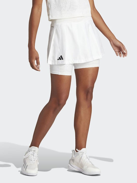 adidas Fustă Plisată De Tenis Pro Albă