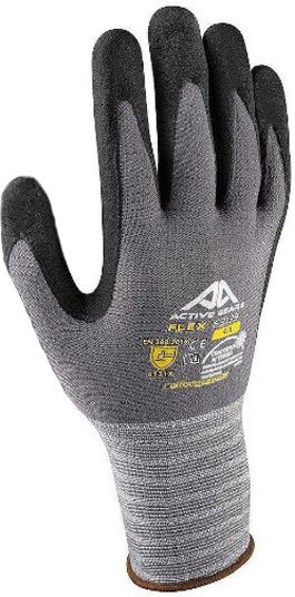 Active Flex F3140 Gloves for Work Gray Nitrile 1pcs