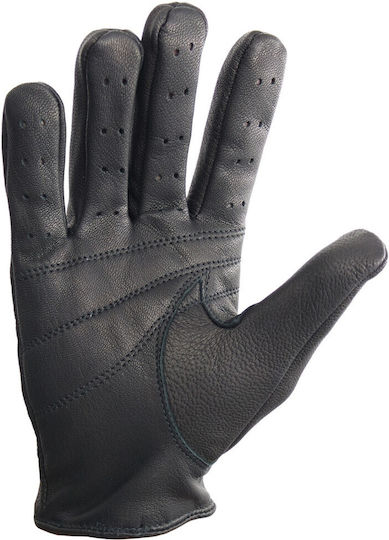 Simoni Racing Gloves for Work Driver Black Leather 1pcs