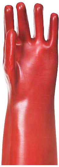 Cresman Gloves for Work Red PVC 1pcs