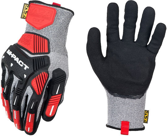 Mechanix Wear Mechanix M-pact Knit Gloves for Work Gray Nitrile 1pcs