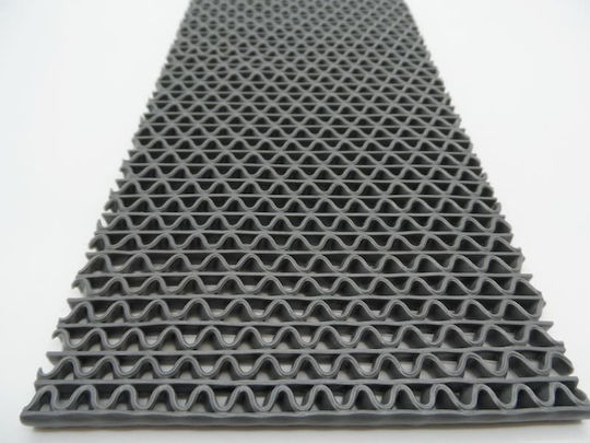 Newplan Пластмасово Подово PVC Zigzag Мат Сиво 5мм в Часовник с Ширина 1.2м Цена на Квадратен Метър