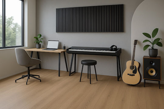 Newplan Plastic Vinyl Floor 2mm L122.7xW18.7cm