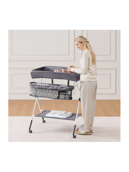 Grau 84.8x74.5x103cm Baby Wickelkommode