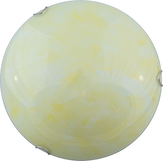 ARlight CL 9307/30 Πλαφονιέρα Οροφής 30εκ. Λευκή με Ντουί E27
