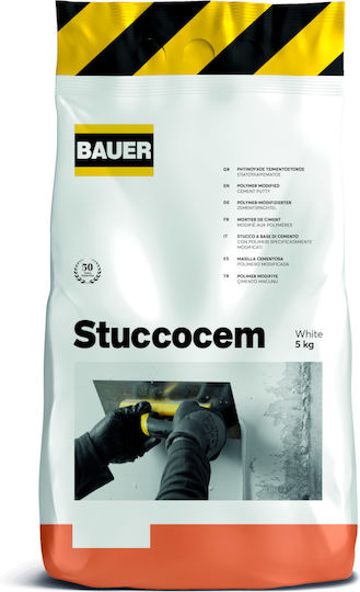 Bauer Stucocem Chit de Utilizare Generală Rășinoase Alb 5kg
