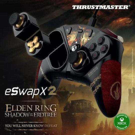 Thrustmaster Eswap X2 Elden Ring Ενσύρματο Gamepad με Hall Effect Sticks για PC / Xbox One / Xbox Series Μαύρο